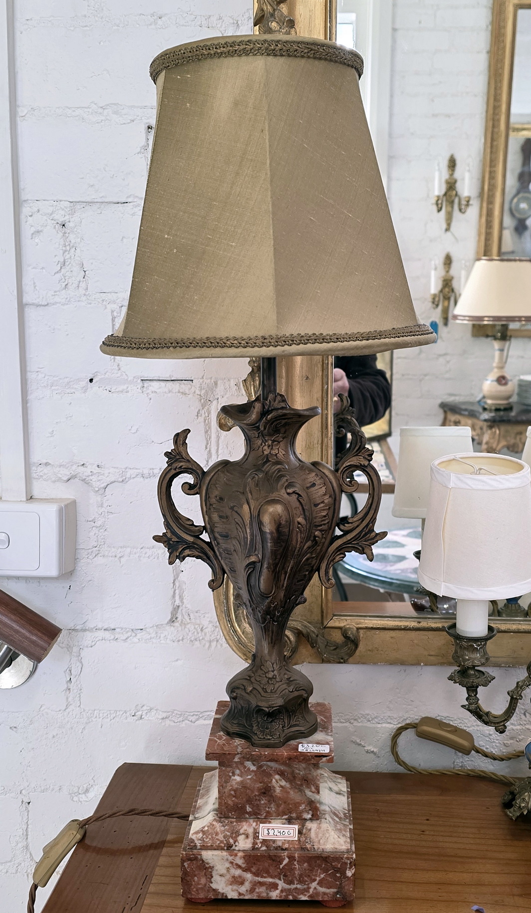 A pair of Louis XV Table Lamps A pair of Louis XV Table Lamps